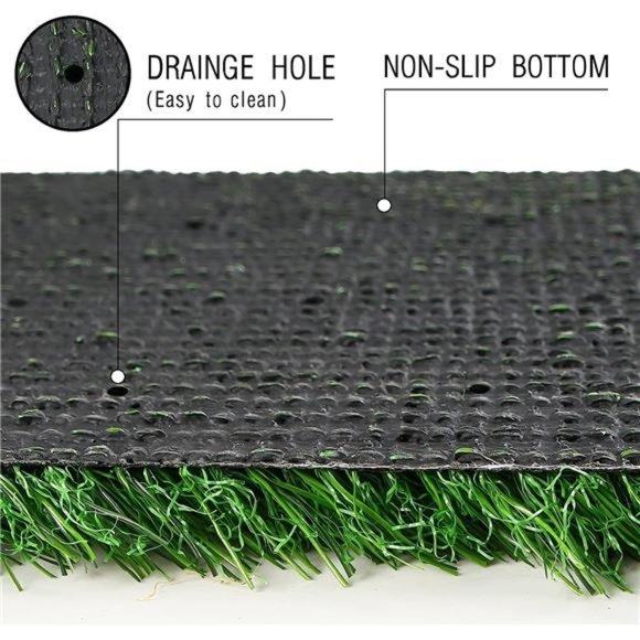 Grass Table Runner 12 x 36 Inch, Green Artificial Tabletop Decor for Wedding - Picture 5 of 6